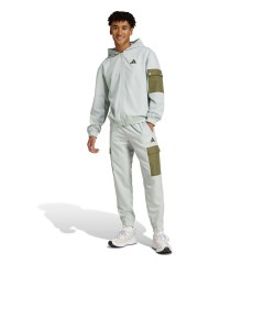  Tuta Intera Completa UOMO Adidas Cargo Woven Wonder Silver con tasche 0