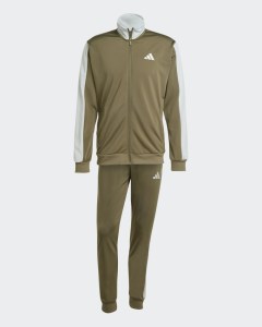  Tuta Intera Completa UOMO Adidas Training ColorBlock Verde Oliva Con tasche 0