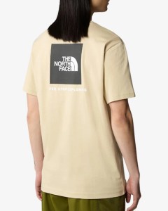  T-shirt maglia maglietta UOMO The North Face Beige Gravel REDBOX Tee Cotone 0