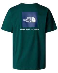  T-shirt maglia maglietta UOMO The North Face Verde REDBOX Tee Cotone Lifestyle 0