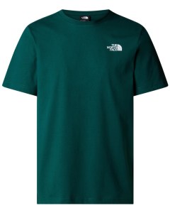  T-shirt maglia maglietta UOMO The North Face Verde REDBOX Tee Cotone Lifestyle 1