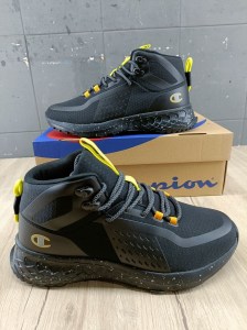 Scarpe Sneakers UOMO Champion Mid Cut STREET Trail Nero 0